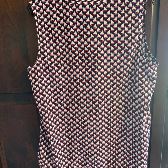 XL Tommy Hilfiger Womens Sleeveless Tank Top Sail Boat Golf Tennis Shirt preppy - Picture 3 of 6